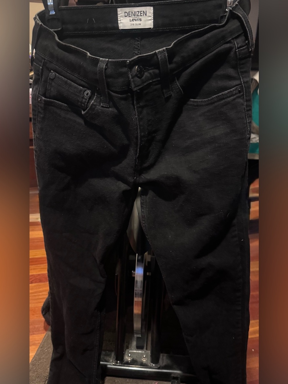 Denizen from Levi's Black Slim Straight Jeans